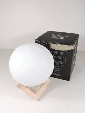 Moon Lamp - LED 2 Color Modes - Decor or Night Light - approx 5" diameter